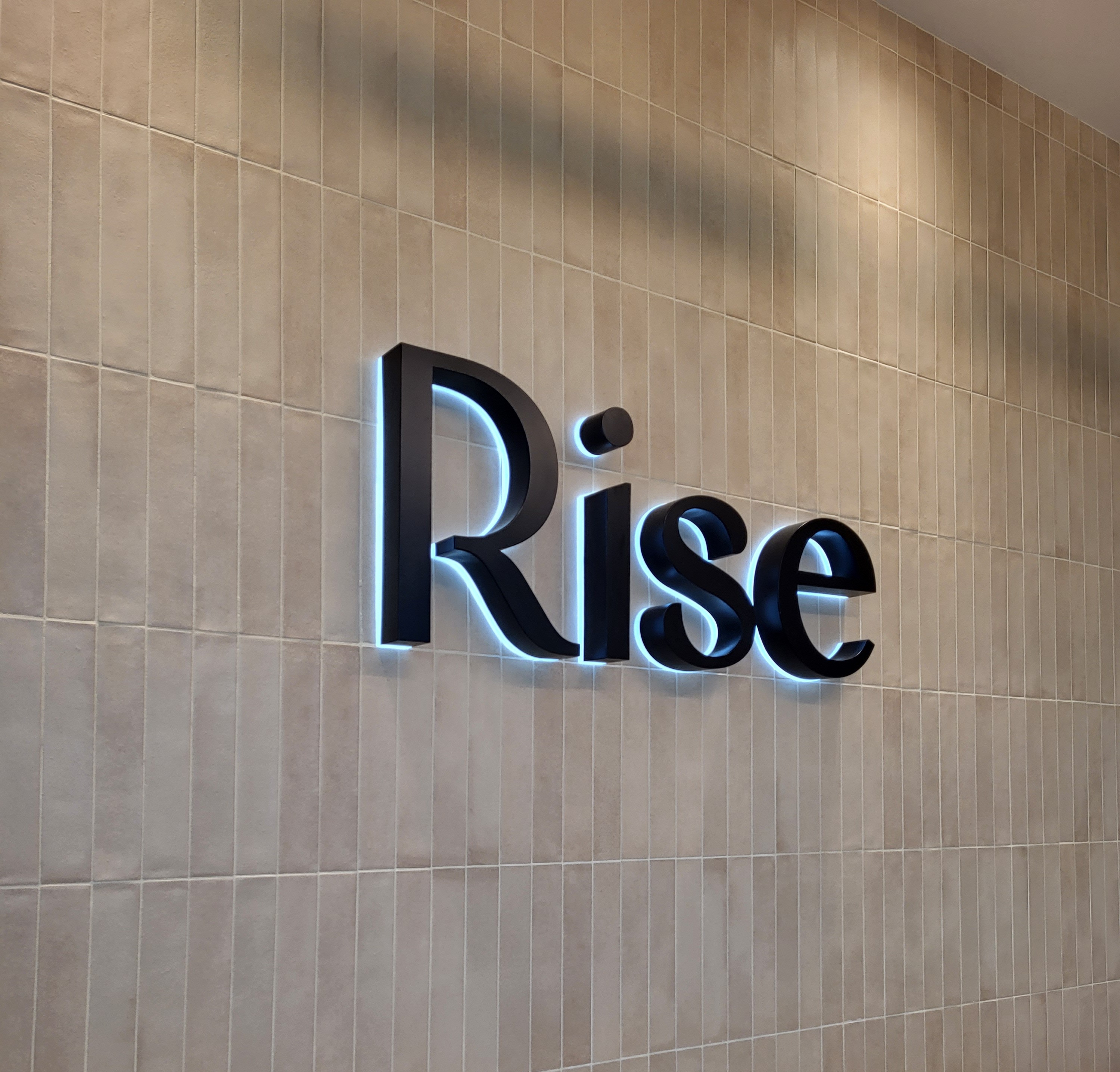 Rise Dental interior sign